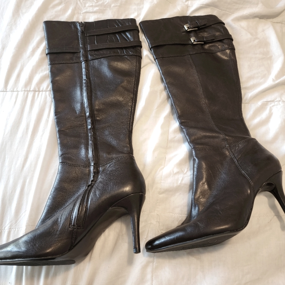 Ralph Lauren Brown Leather Boots | Size 7.5 B